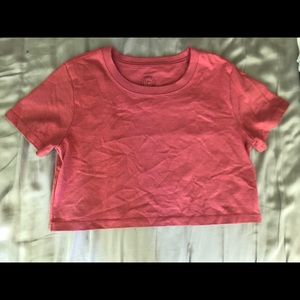 Urban outfitters reddish cropped tee NWOT